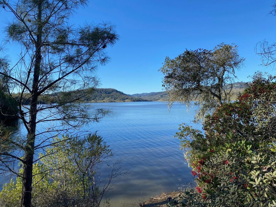 Lake Hennessey in February