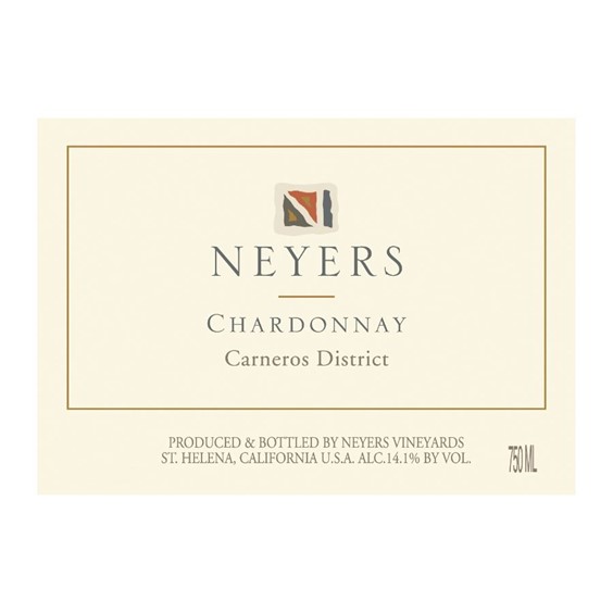 Neyers Chardonnay Carneros Label