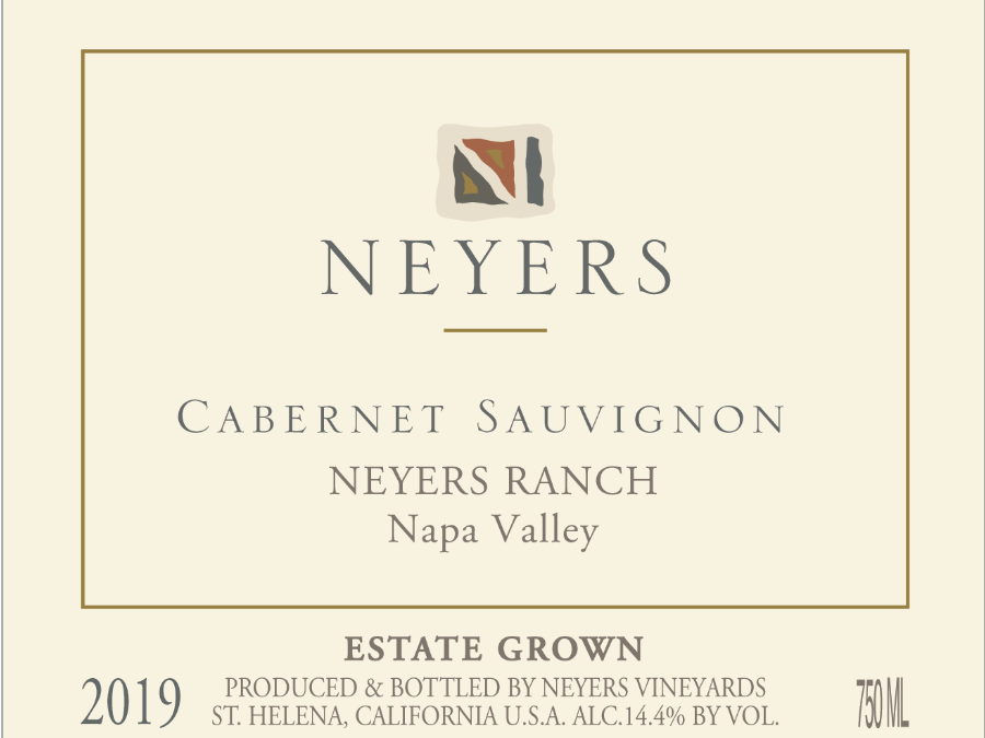 Neyers Vineyards Cabernet Sauvignon label